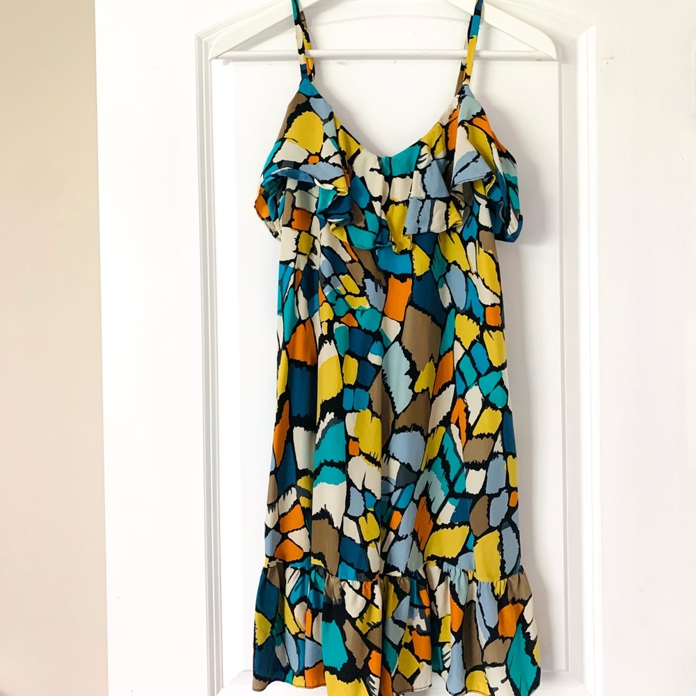 Alice Trixie color block cocktail dress